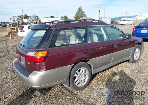 2000 Subaru Outback z USA, uszkodzony, nr VIN 4S3BH6658Y6673053